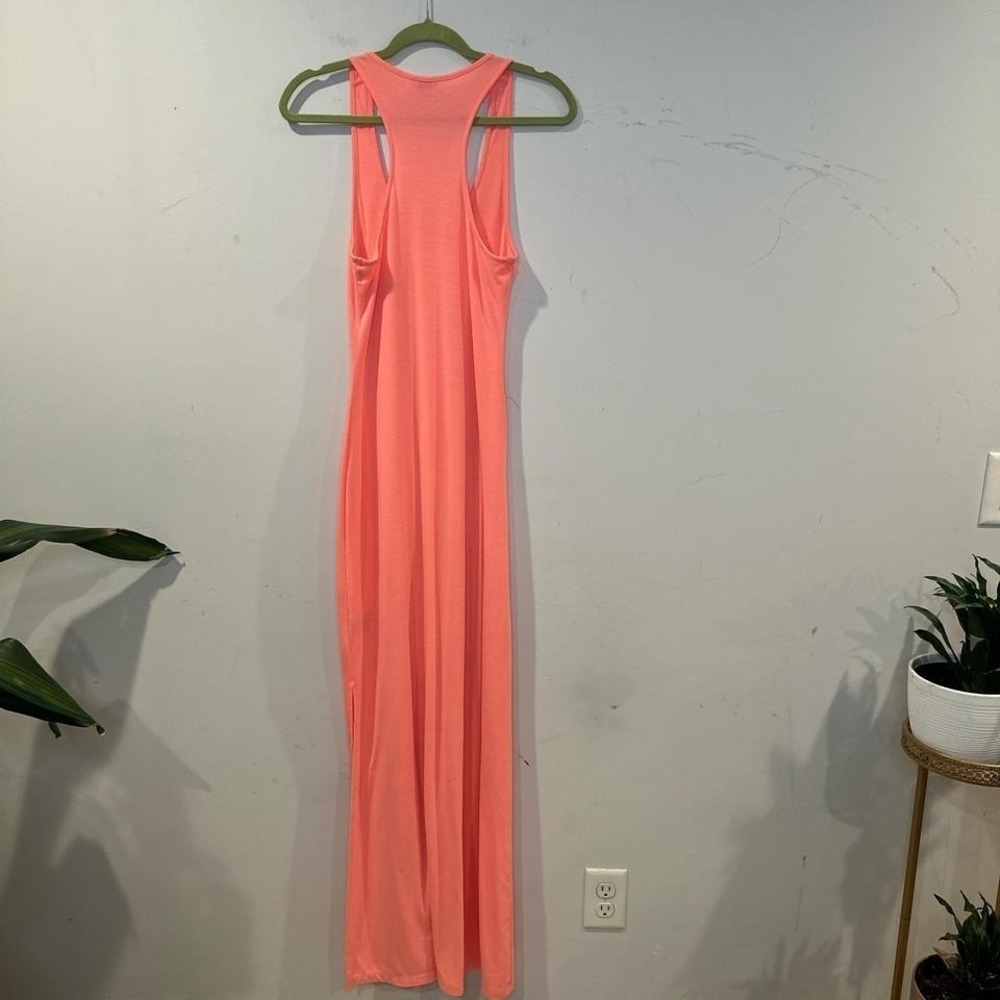 Y2K Cyber Vintage Guess Y2K Orange maxi tank dress with button detail SMALL - Picture 4 of 8